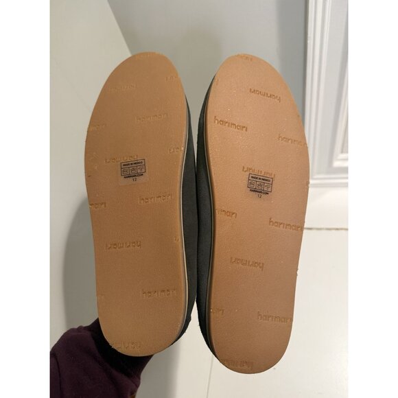 NEW Hari Mari Men Hacienda Pewter Gray Shearling Lined Slipper Size 12 $160 [jb] - Picture 8 of 14
